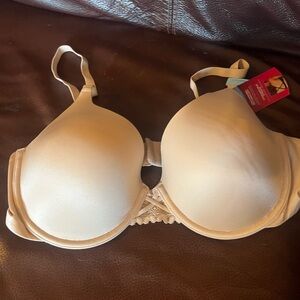 Maidenform Push-Up Bra Women Size 36C Dream Wire Convertible Poke Free New Nude